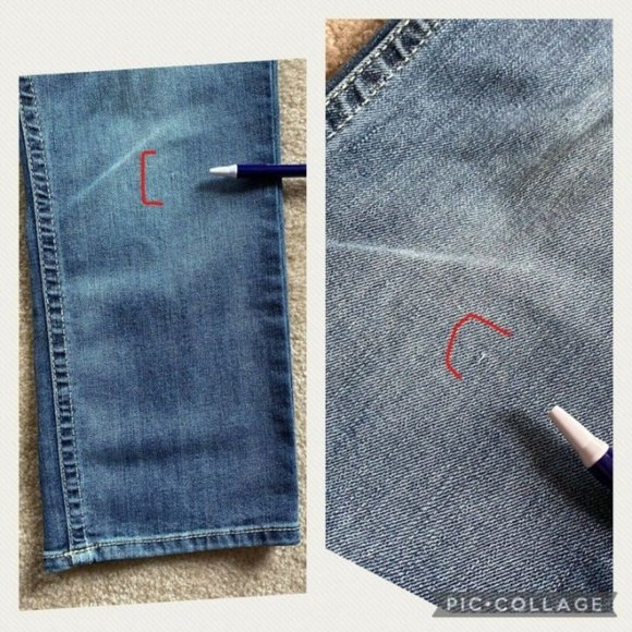 Silver Suki W28 x L 22 1/2 Mid Capri Denim Jeans Actual W 28 x I 23 - Picture 5 of 12